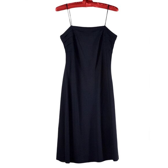 Moschino Cheap And Chick Stretch Black Cocktail Dress Size 6 - Picture 1 of 6